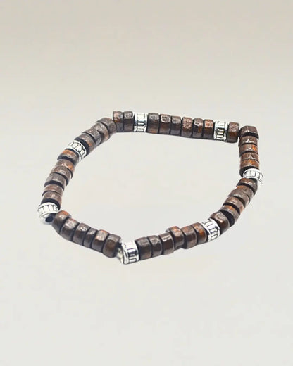 Wood & Bead Bracelet