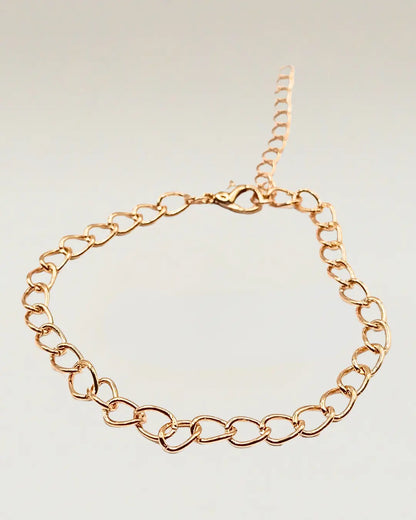 Oval Chain Bracelet 2Chain set