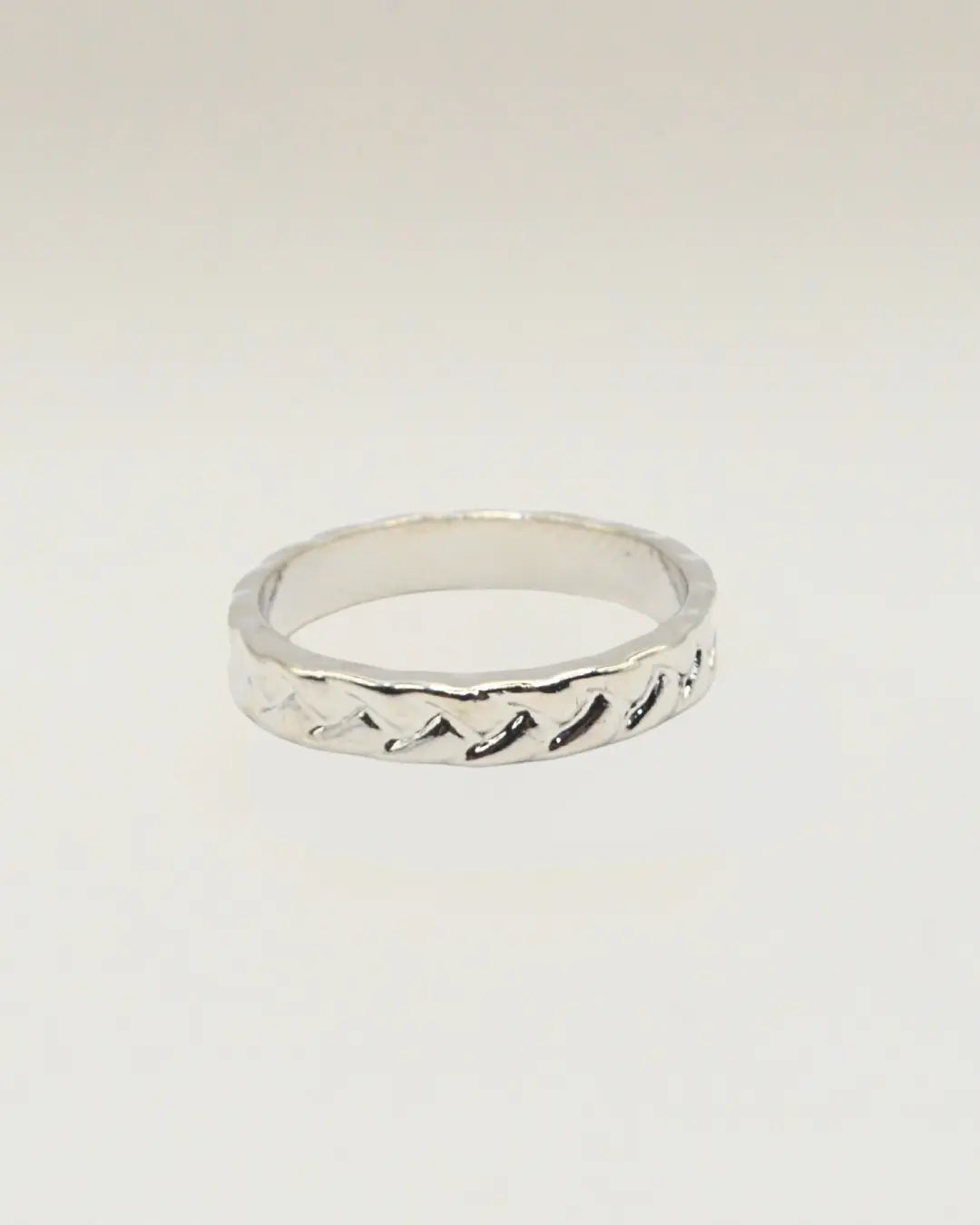 Hammered Stacking Ring