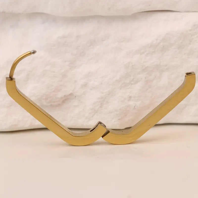 U Shape Hoop Earrings