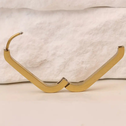 U Shape Hoop Earrings