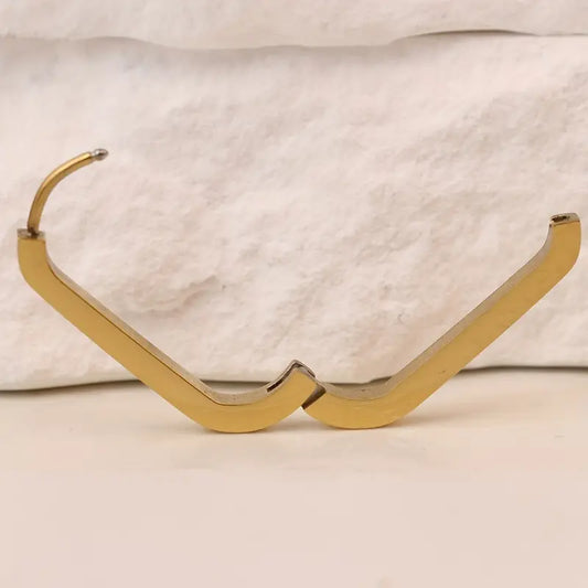 U Shape Hoop Earrings