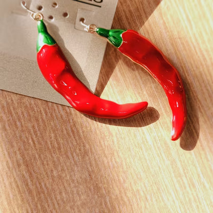 Chili Peppers Ear Studs