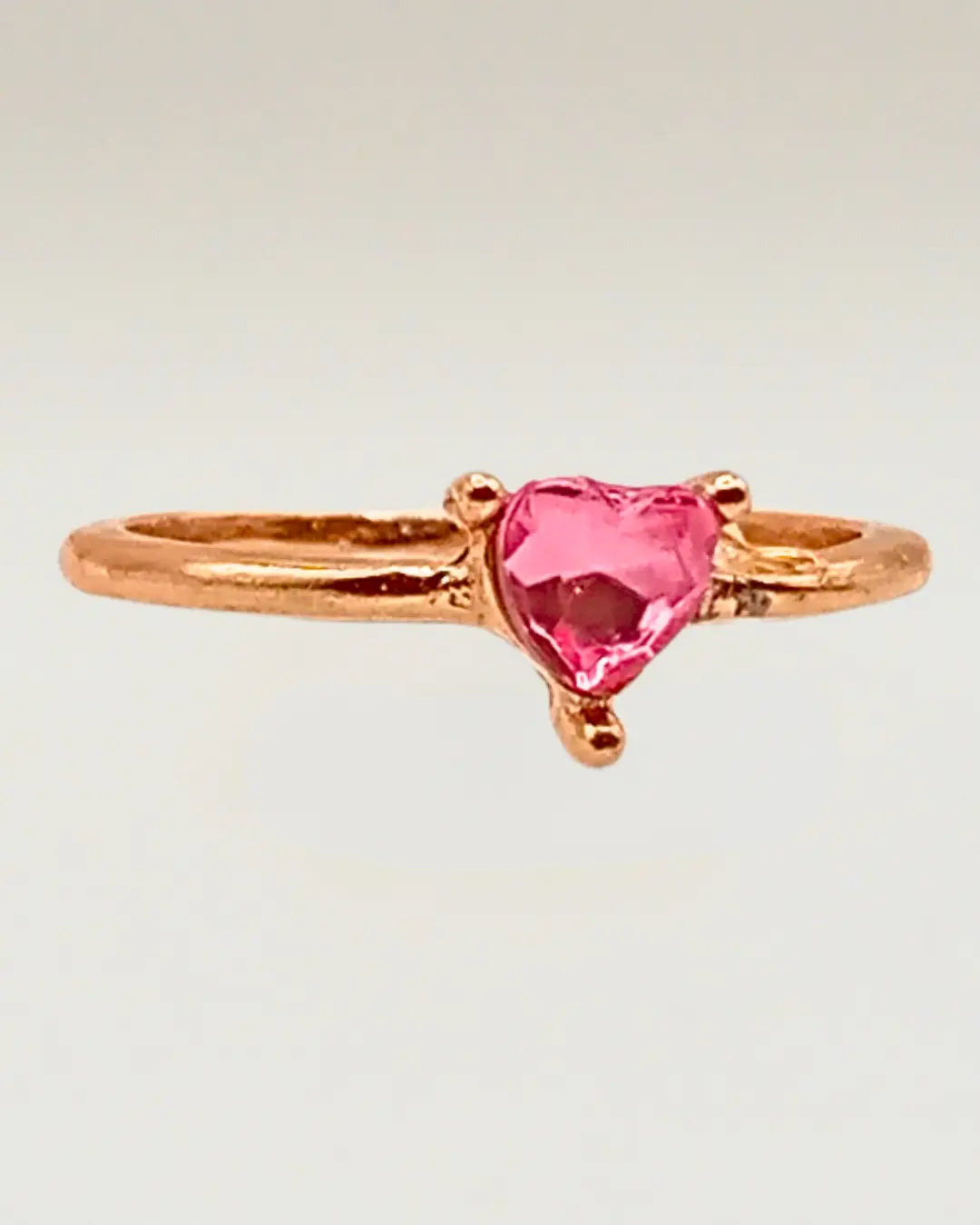 Spinel Gemstone Heart Ring