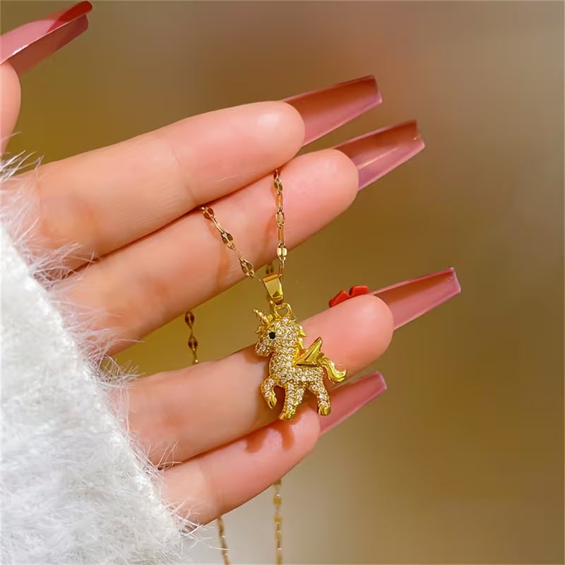 Unicorn Pendant Necklace