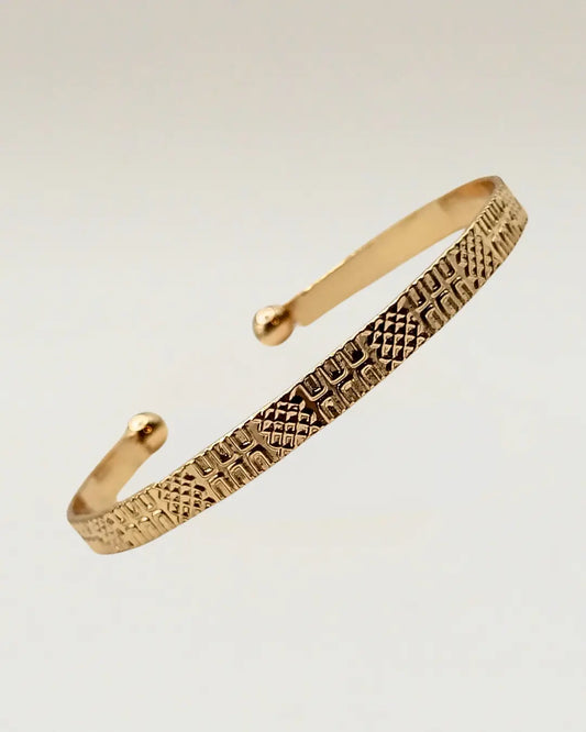 Textured Cuff Bracelet