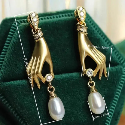 Hand Shaped Earrings