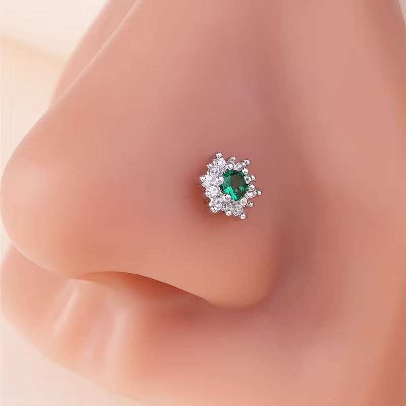 Nose Stud L Shaped Rings