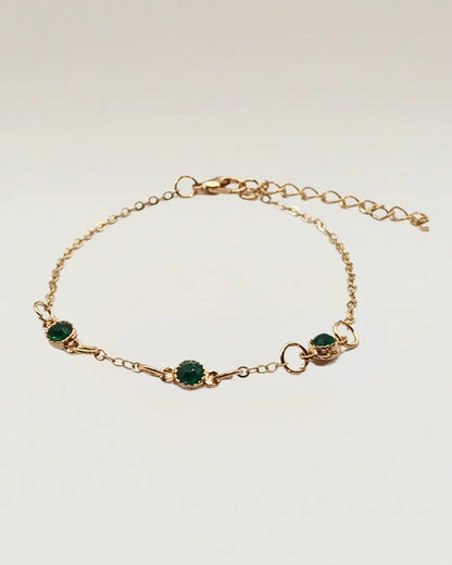 Gemstone Station Bracelet