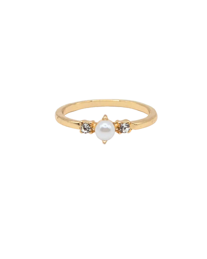 Pearl Engagement Ring