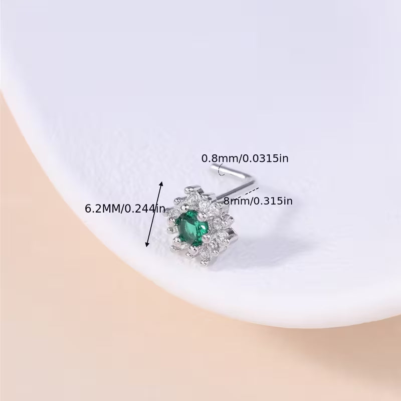 Nose Stud L Shaped Rings