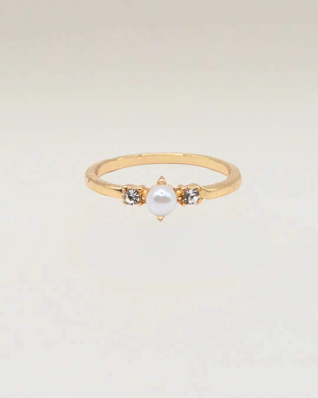 Pearl Engagement Ring