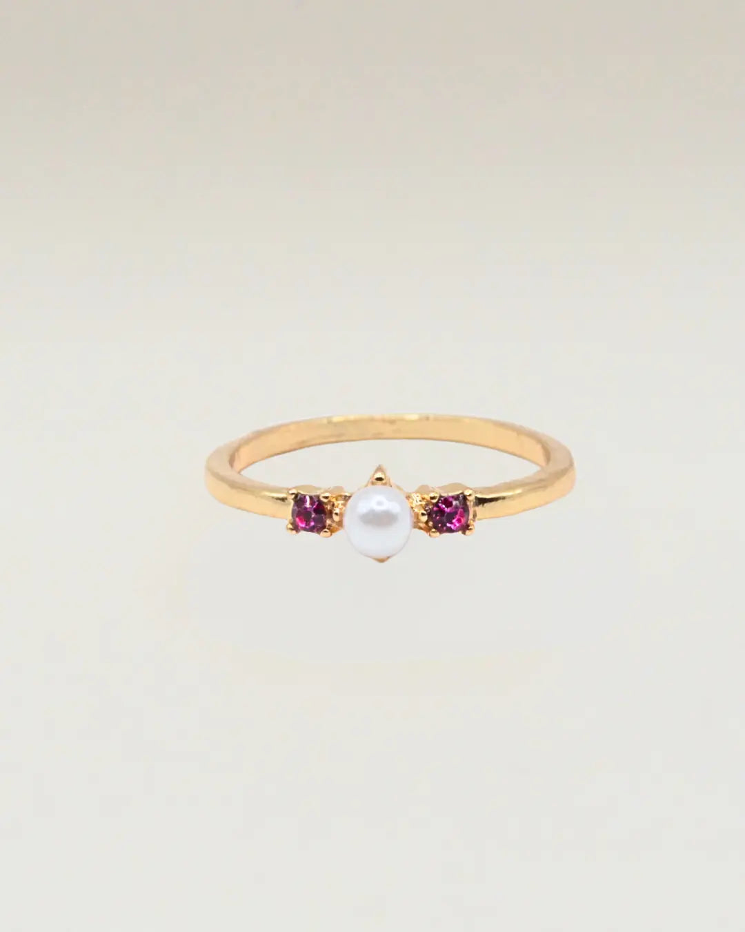 Pearl Engagement Ring