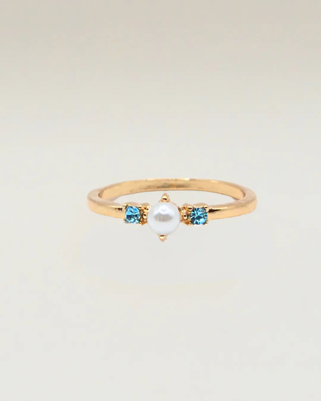 Pearl Engagement Ring