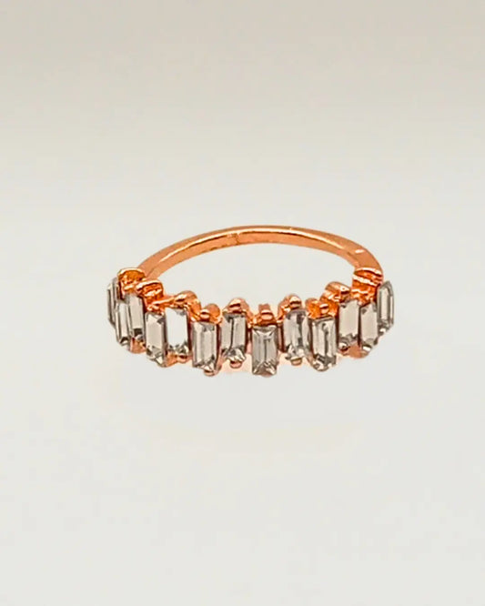 Crystal Baguette ring