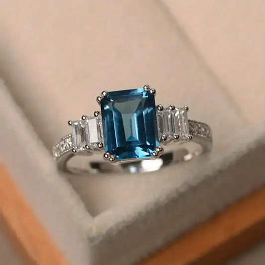 Aquamarine Gemstone Rings