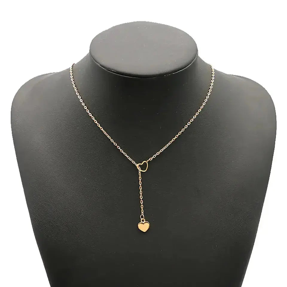 Heart Lariat Necklace