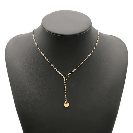 Heart Lariat Necklace