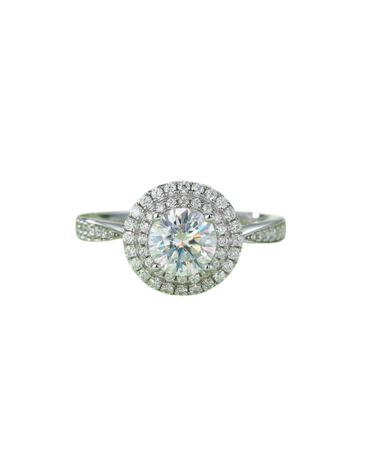 Michael White Gold Halo Engagement