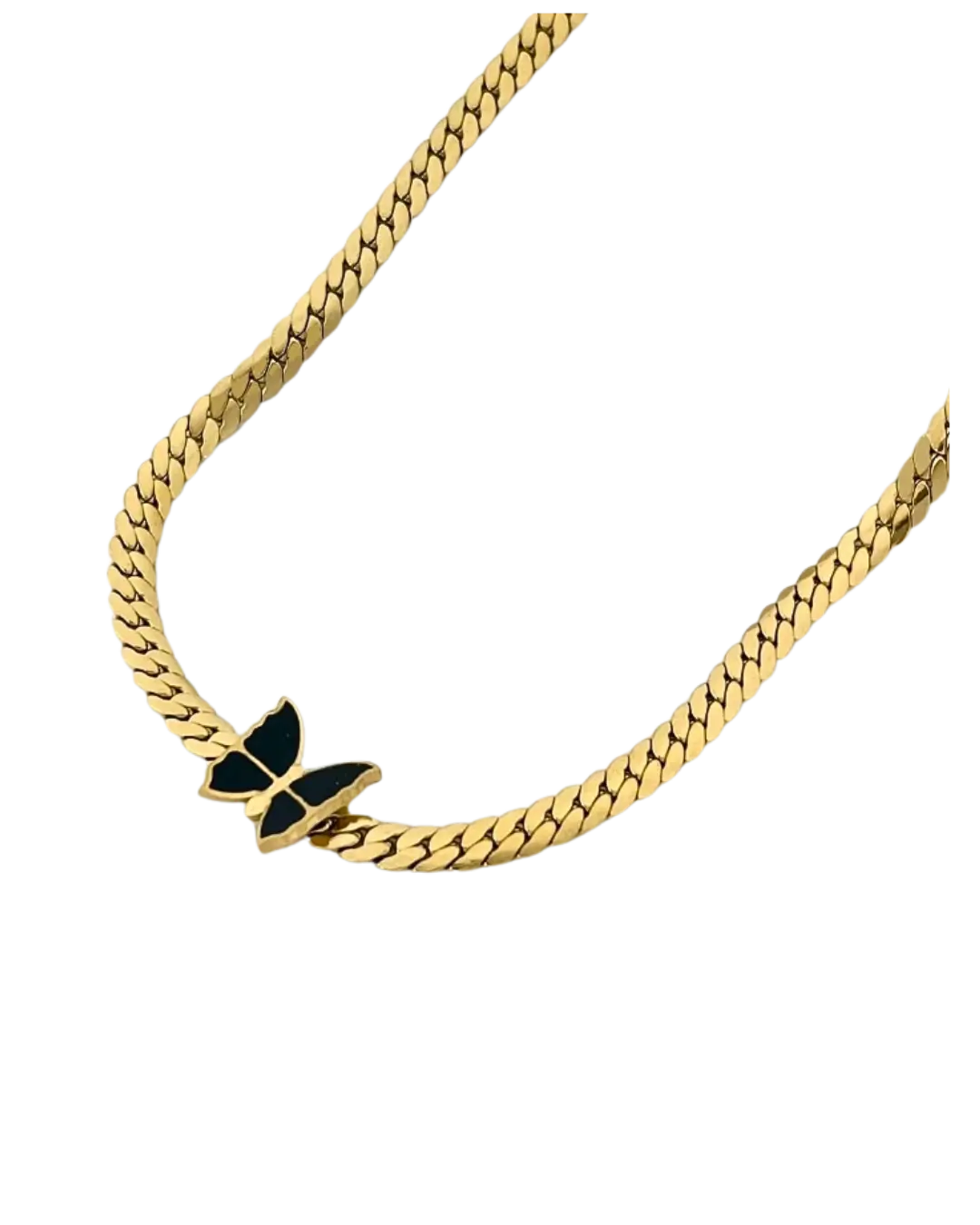 Butterfly in Gold Chain