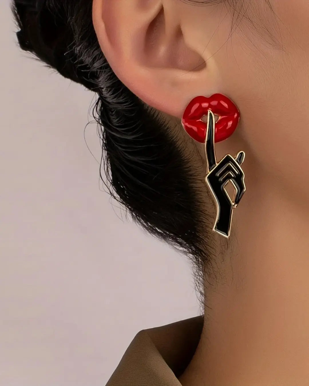 Be Quiet Gesture Earrings