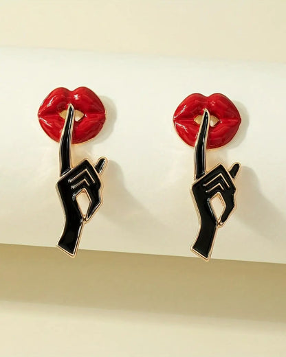 Be Quiet Gesture Earrings