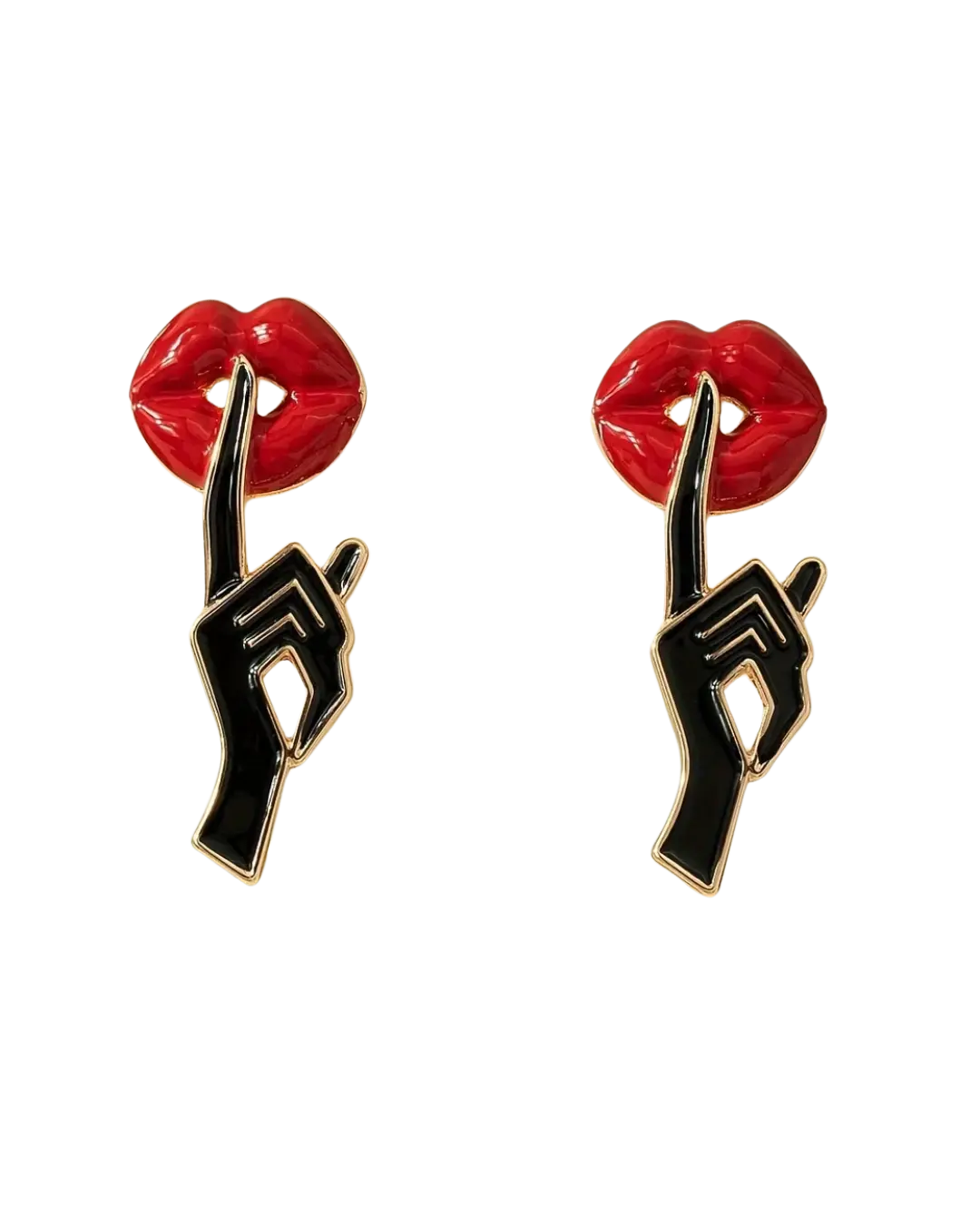 Be Quiet Gesture Earrings