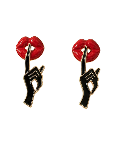 Be Quiet Gesture Earrings