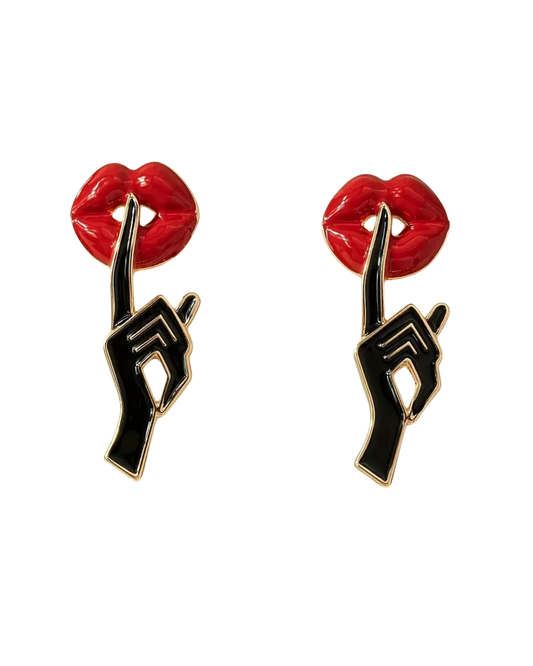 Be Quiet Gesture Earrings