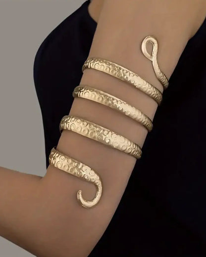 Geometric Open Cuff Bracelet