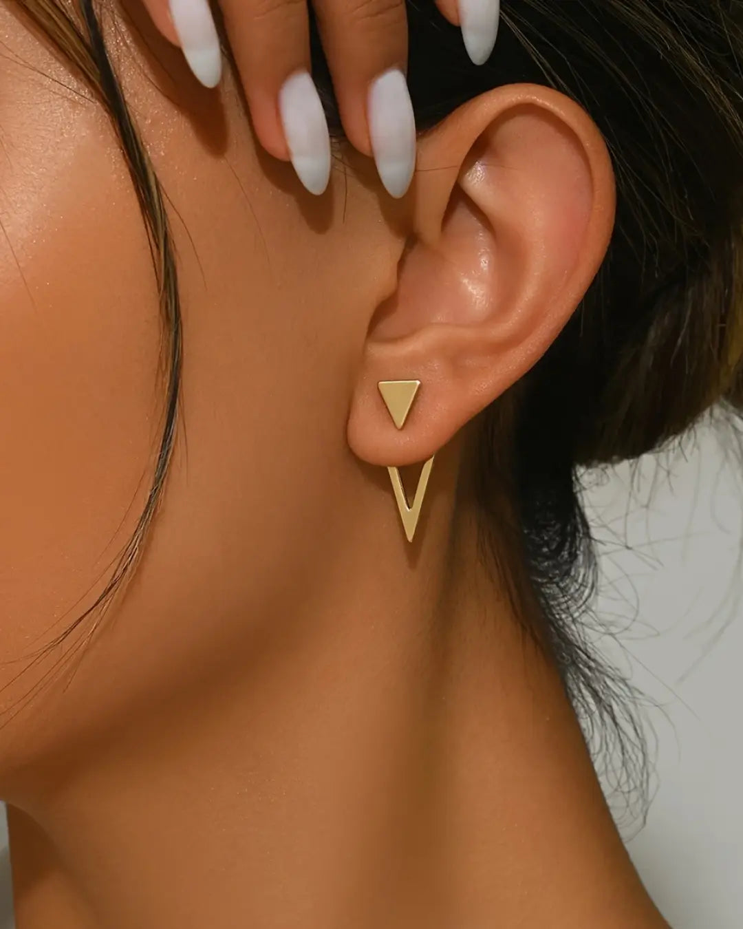 Triangle Design Earrings