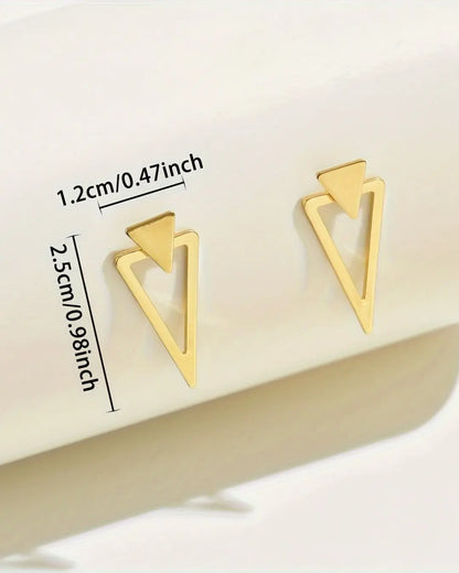 Triangle Design Earrings