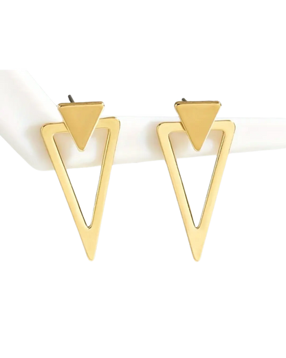 Triangle Design Earrings