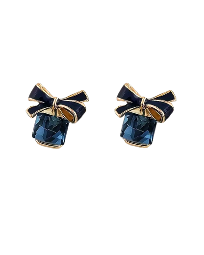 Crystal Square Earrings