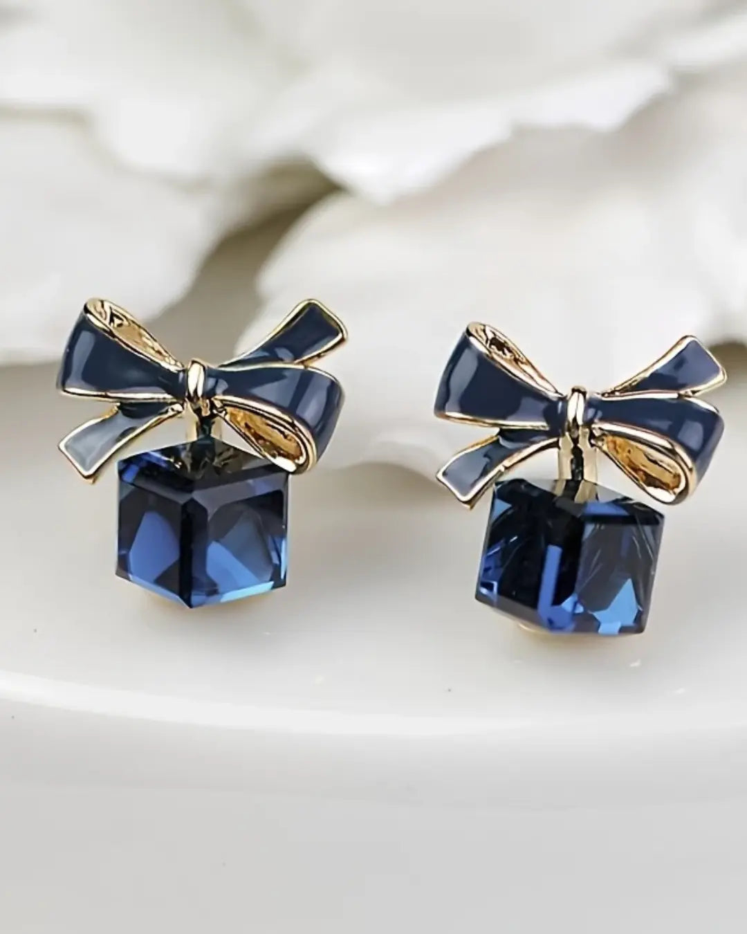 Crystal Square Earrings