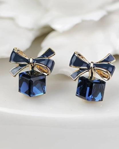 Crystal Square Earrings