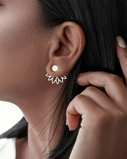 Floral Hollow Earrings