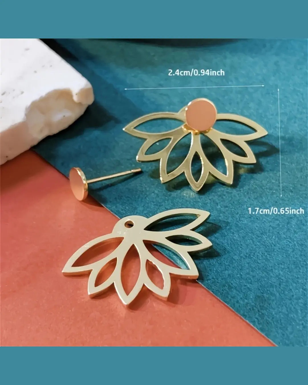 Floral Hollow Earrings