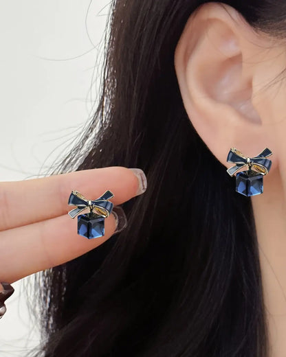 Crystal Square Earrings