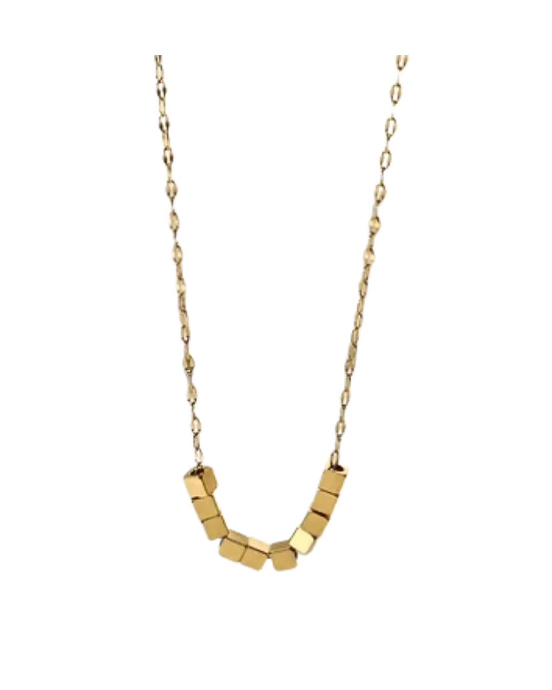 Square small pieces Necklace