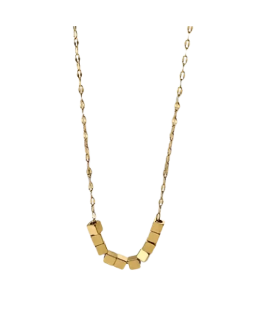 Square small pieces Necklace