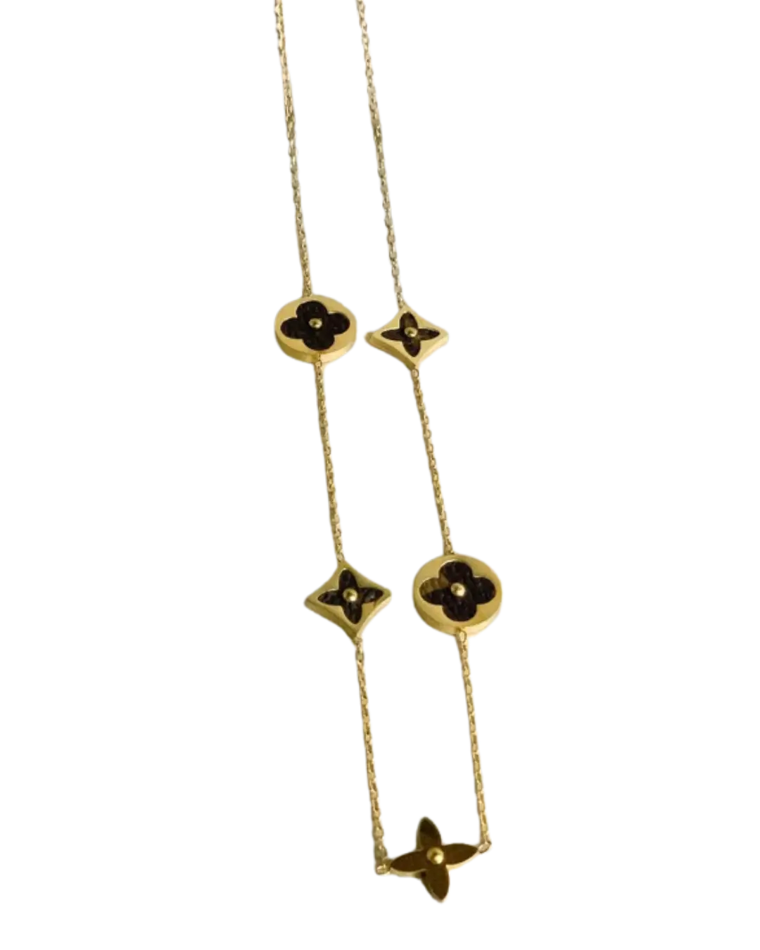 Color Blossom Lariat necklace