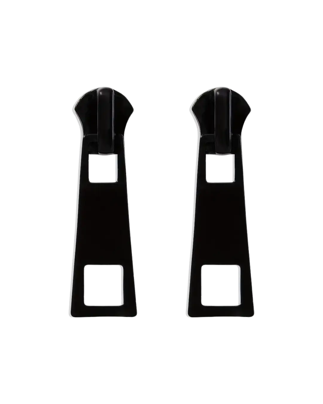 Zipper Pull Tab Earrings