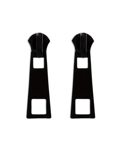 Zipper Pull Tab Earrings