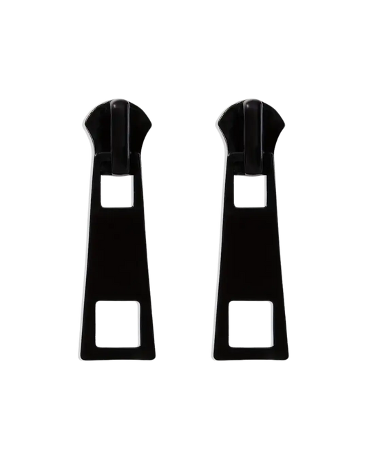 Zipper Pull Tab Earrings