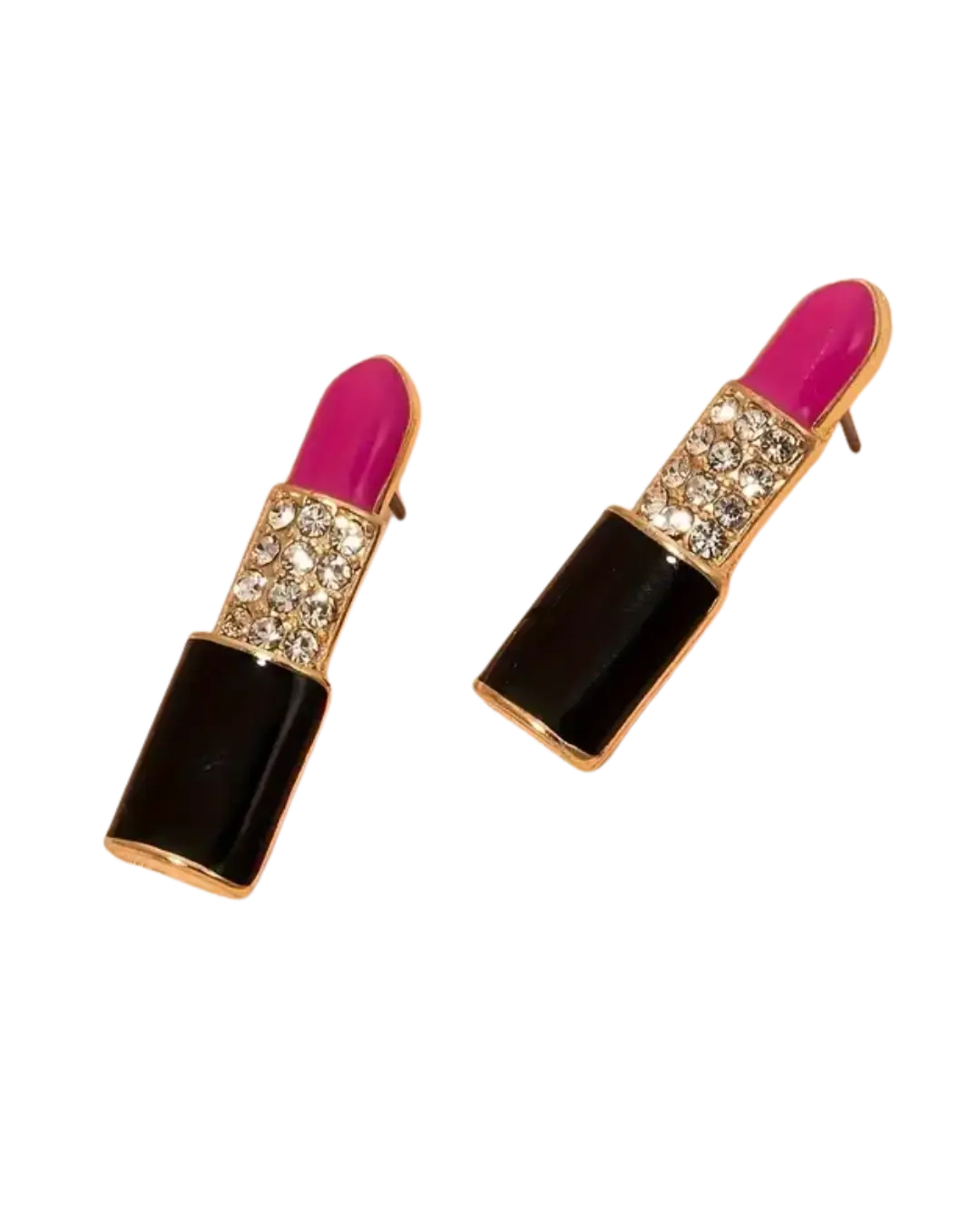 Pair of Lip-Shaped Earrings