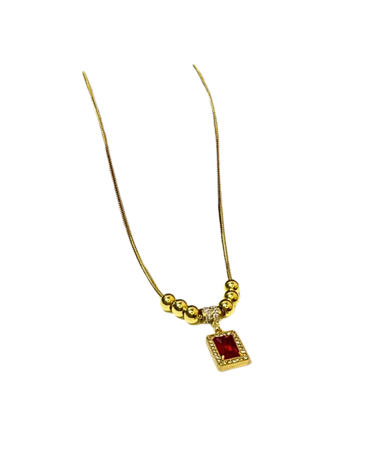 Charming Zircon Pendant (Anti Tarnish)