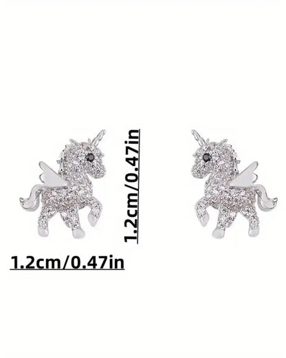 Fashion Cute Little Unicorn Earrings