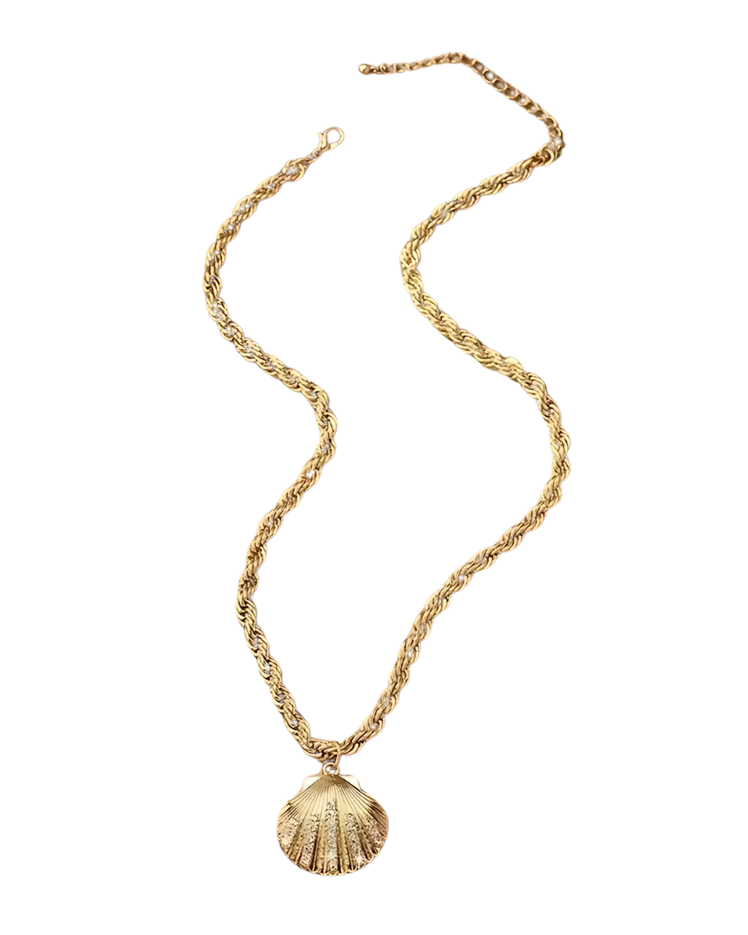 Bohemian Seashell Pendant Necklace