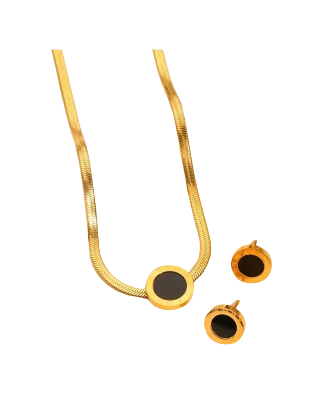 Roman Numerals Jewellery Set